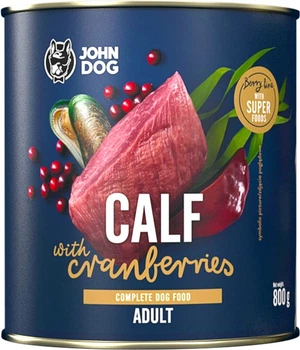 John Dog Berry cielęcina adult 800 g