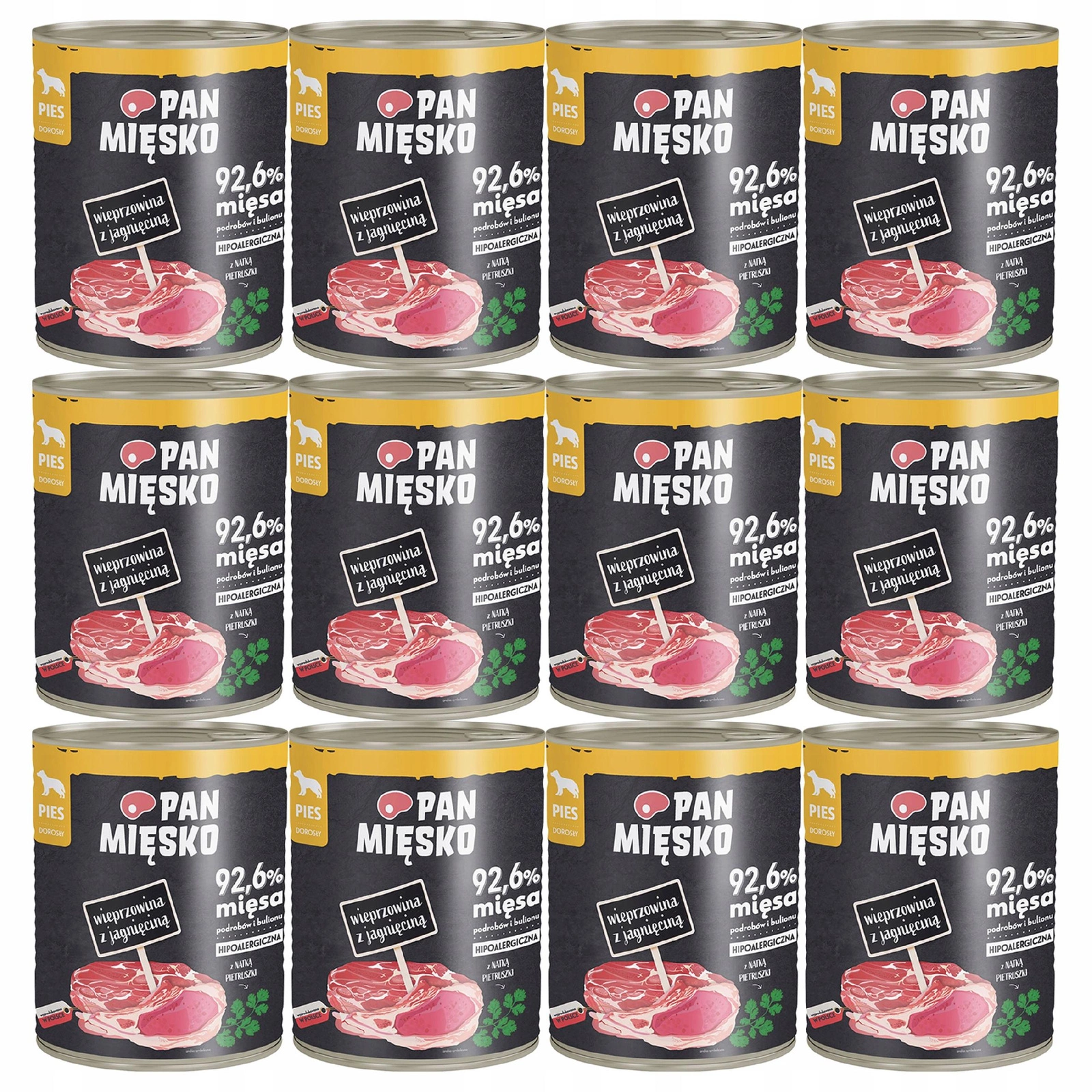 Pan Mięsko jagnięcina, wieprzowina 800 g × 12