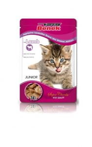 Super Beno jagnięcina kawałki kitten 100 g × 24