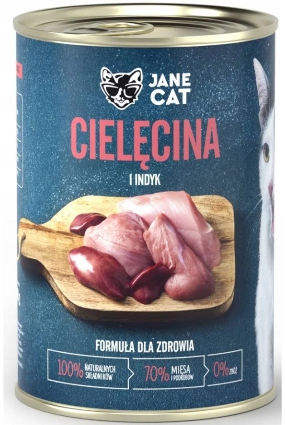 John Dog Jane Cat cielęcina, indyk adult 400 g