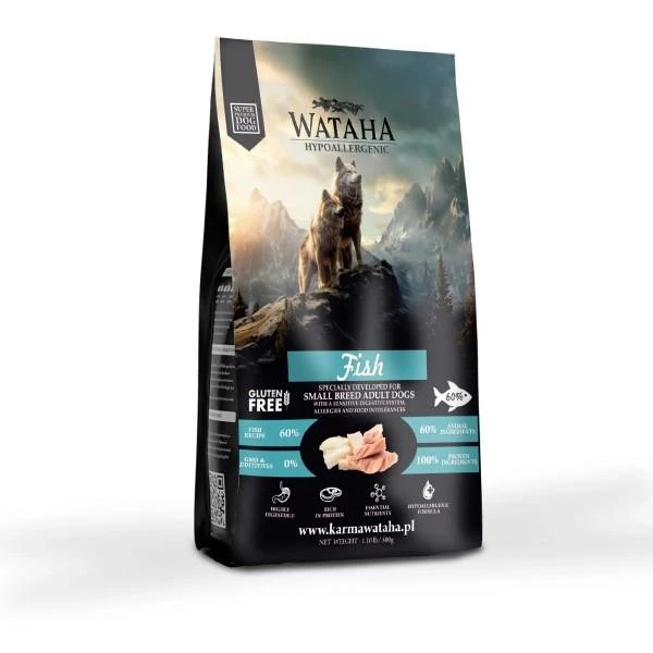 Wataha Hypoallergenic ryba adult małe rasy 500 g
