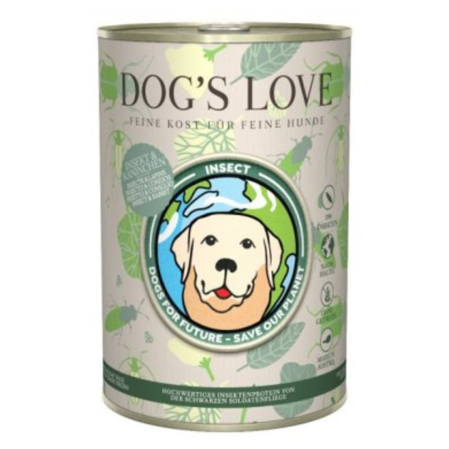 Dog's Love królik, owady 400 g