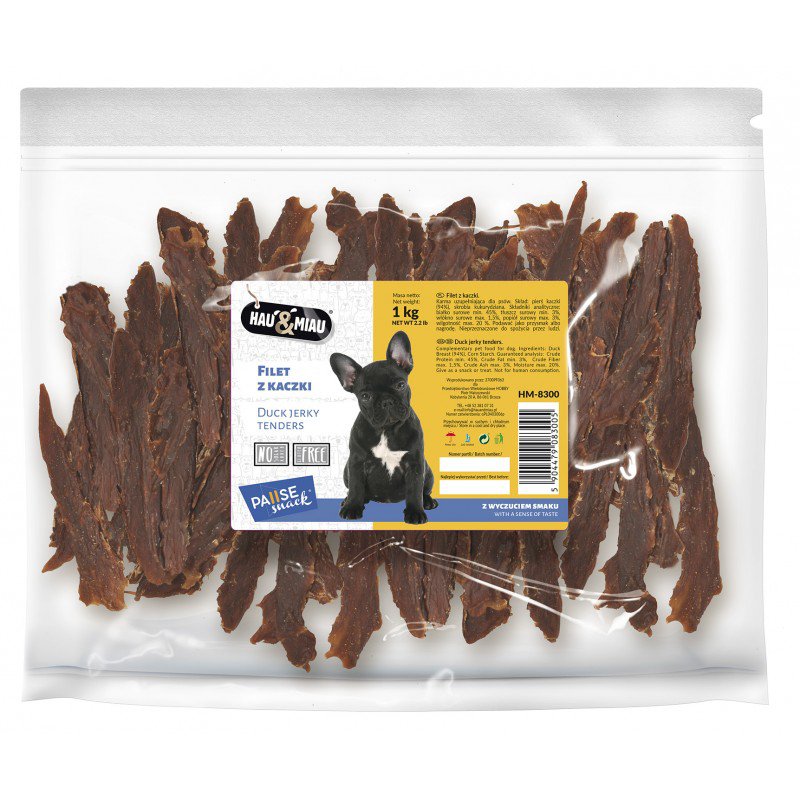Happy Dog Hau & Miau Pausesnack kaczka 1 kg