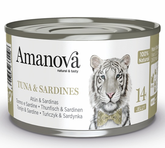 Amanova sardynka, tuńczyk w galaretce 70 g