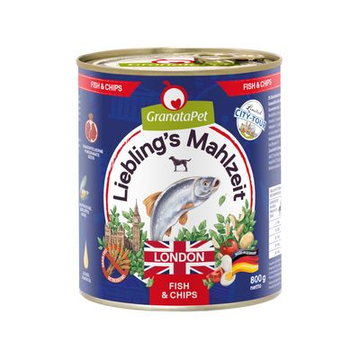 GranataPet Liebling's Mahlzeit City Tour ryba adult 800 g × 6