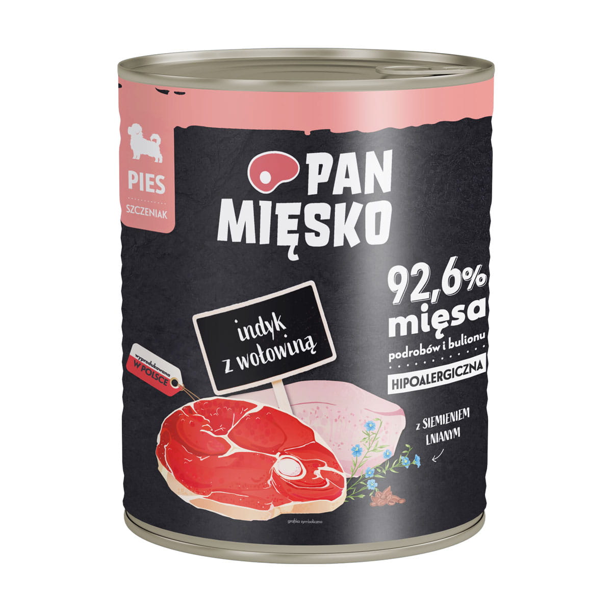 Pan Mięsko indyk, wołowina junior 800 g
