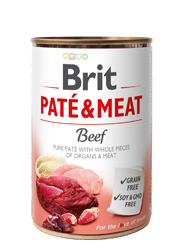 Brit Pate & Meat wołowina 800 g × 12
