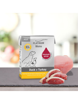 Platinum Menu indyk, kaczka adult 185 g