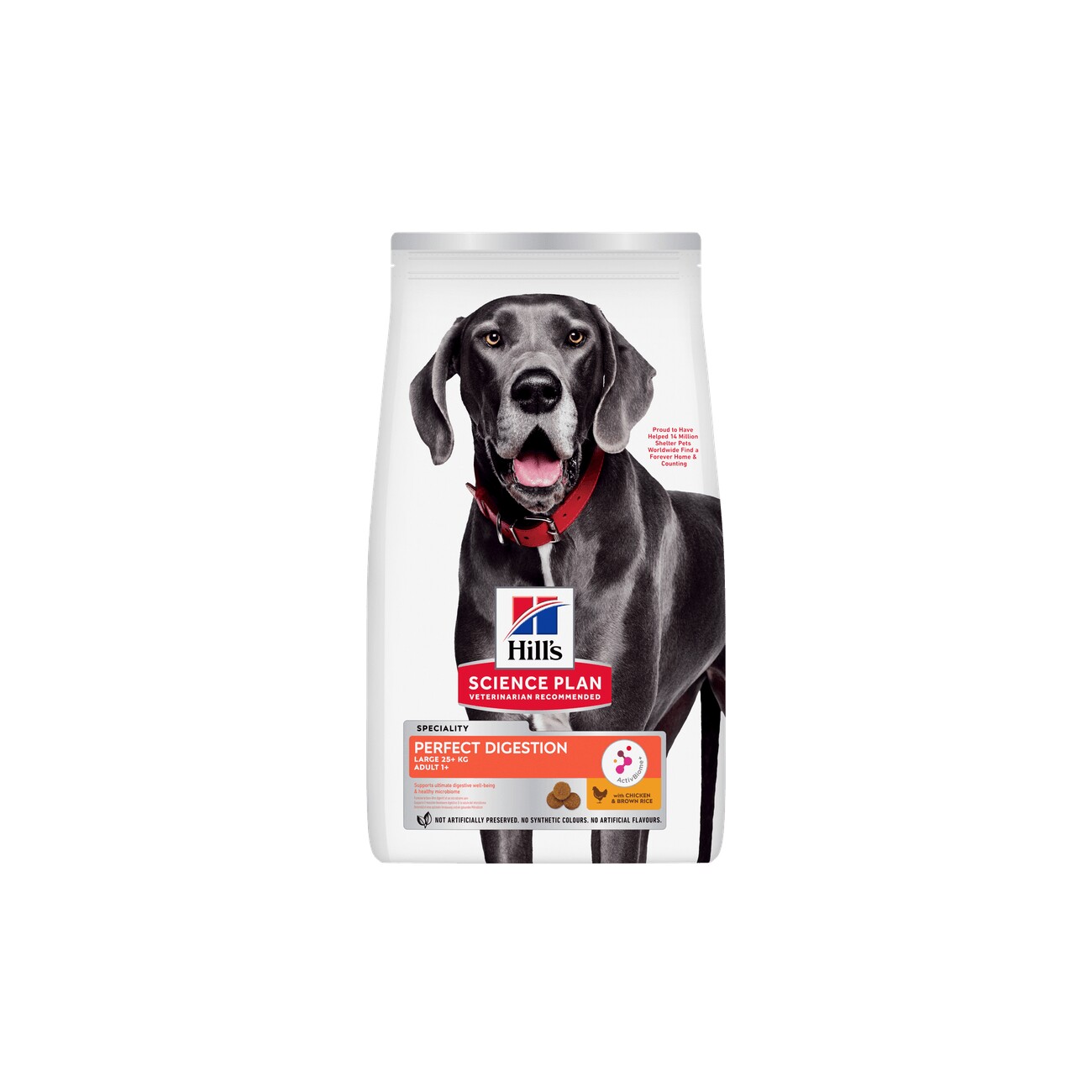 Hill's Science Plan Perfect Digestion kurczak z ryżem adult duże rasy 14 kg × 2