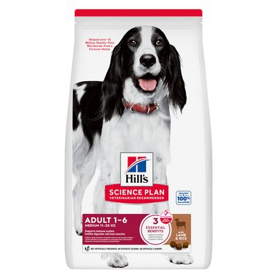 Hill's Science Plan jagnięcina adult średnie rasy 18 kg