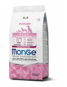 Monge Monoprotein wieprzowina z ryżem i ziemniakami puppy 2,5 kg