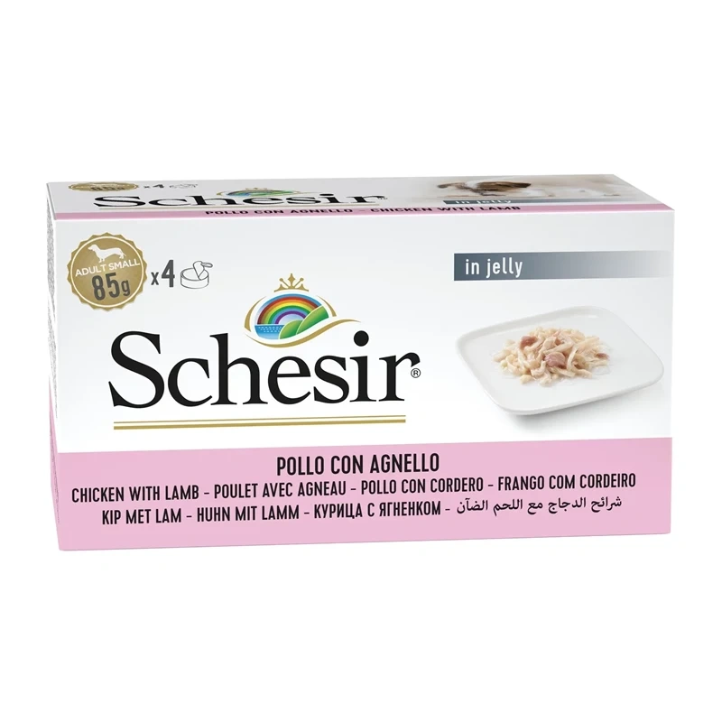Schesir jagnięcina, kurczak adult małe rasy 85 g × 4