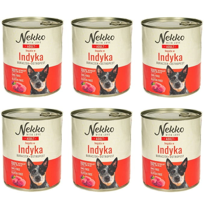 Nekko indyk 800 g × 6
