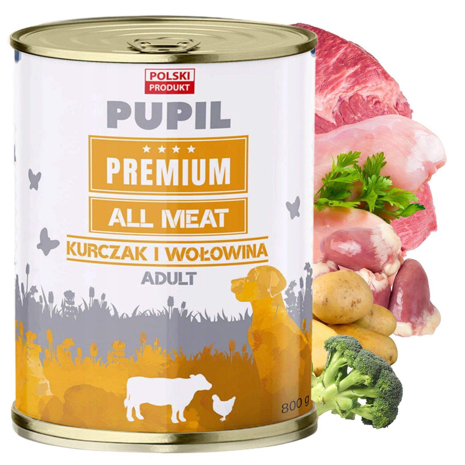 Pupil Premium All Meat kurczak, wołowina adult 800 g