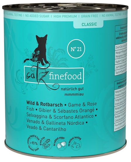 Catz Finefood Classic dziczyzna, karmazyn 800 g