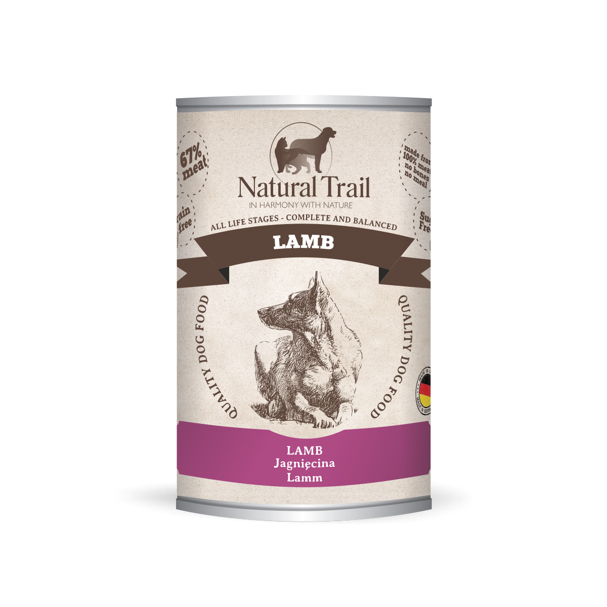 Natural Trail Mono jagnięcina 400 g