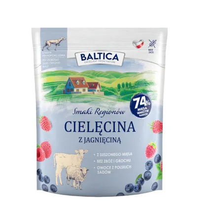 Baltica cielęcina, jagnięcina adult średnie rasy, duże rasy 1 kg