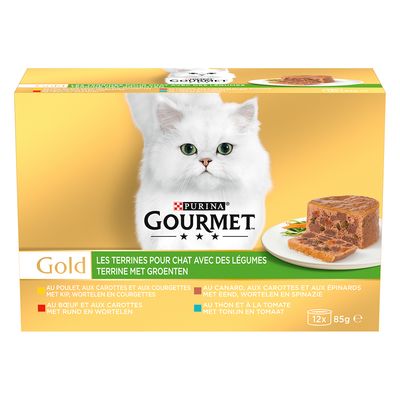 Purina Gourmet Gold mix smaków pasztet adult 85 g × 12