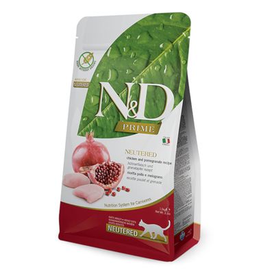 Farmina N&D Prime Indoor Sterilised kurczak z granatem adult 1,5 kg × 2