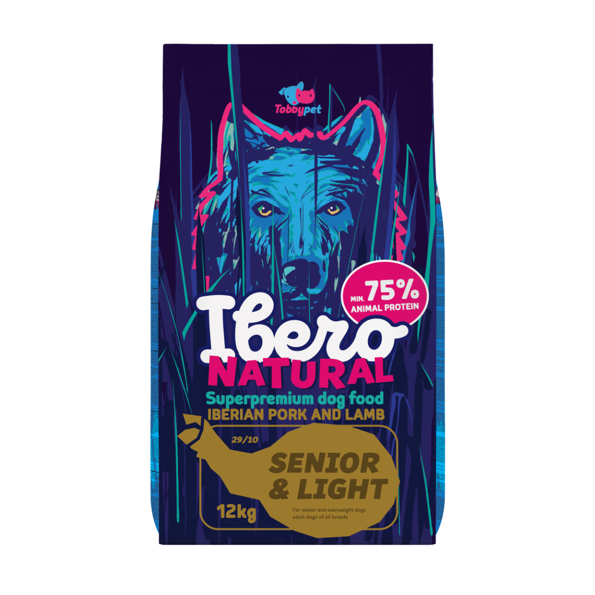 Ibero Natural dziczyzna, jagnięcina senior 12 kg