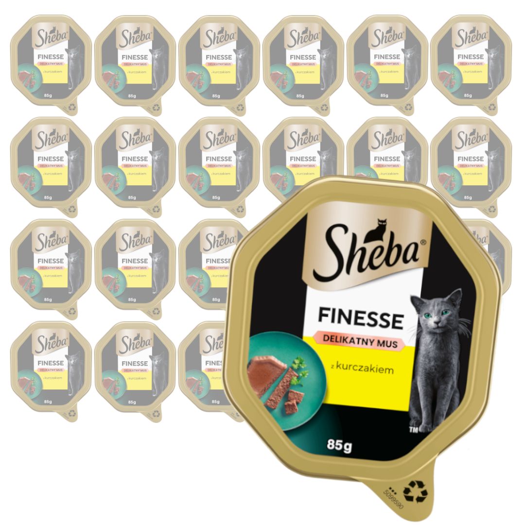 Sheba Finesse kurczak pasztet 85 g × 22