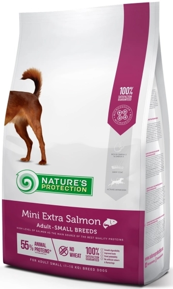 Nature's Protection Mini Extra łosoś małe rasy 2 kg