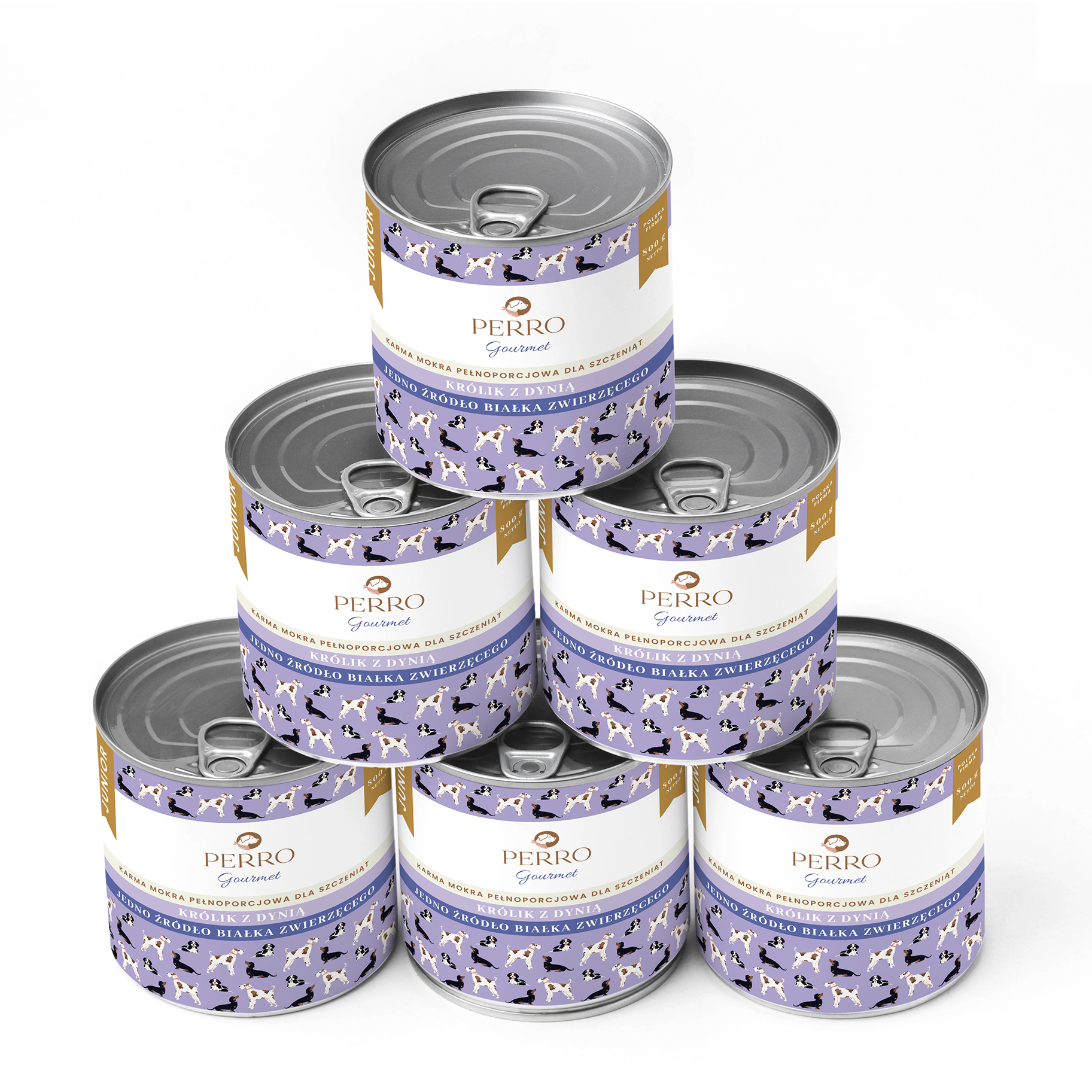 Perro Gourmet królik junior 800 g × 6