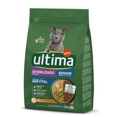 Ultima Sterilised kurczak senior 2,5 kg × 2