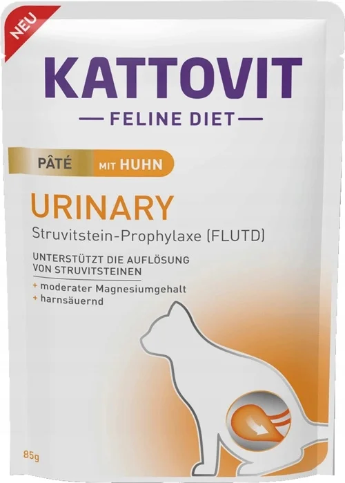 Kattovit Feline Diet Urinary kurczak pasztet 85 g