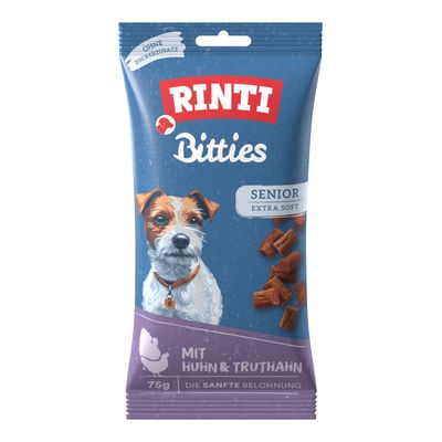 Rinti Extra Bits kurczak, indyk senior 75 g × 5