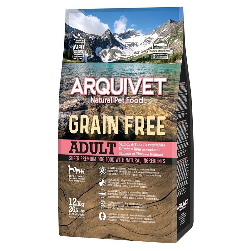 Arquivet Grain Free łosoś 12 kg