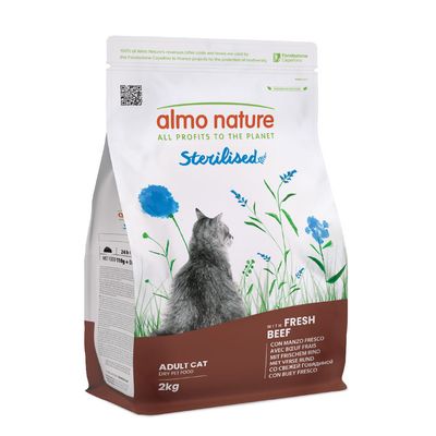 Almo Nature Functional Sterilised wołowina z ryżem adult 2 kg