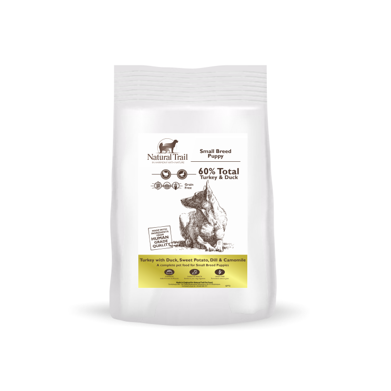 Natural Trail indyk, kaczka puppy małe rasy 6 kg