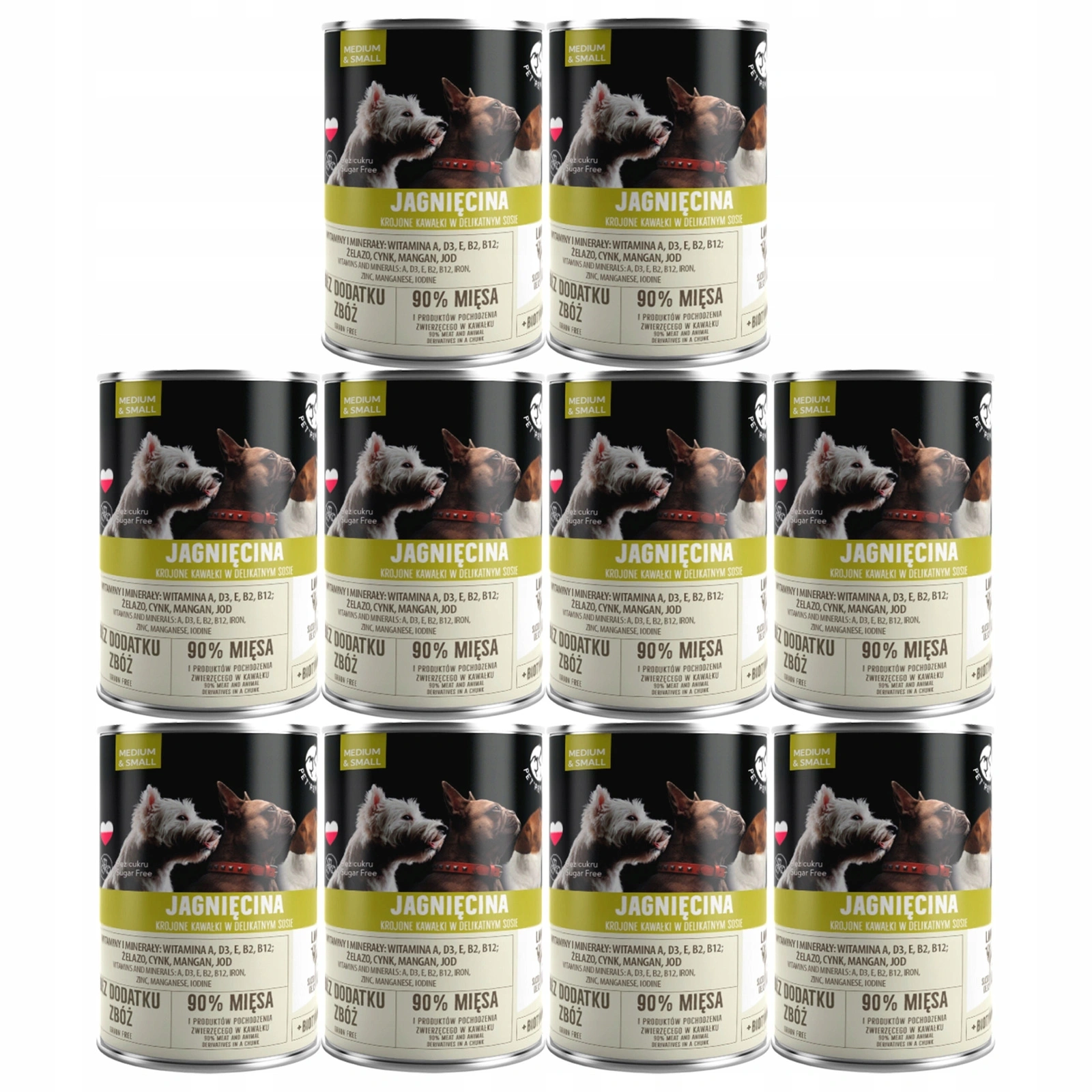 Pet Republic jagnięcina adult 400 g × 10