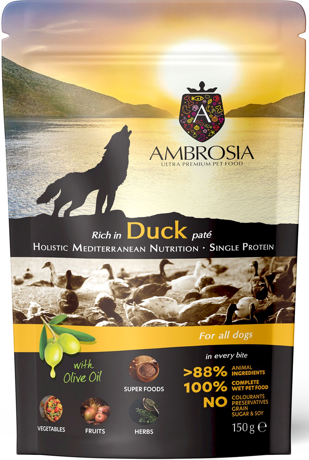 Ambrosia Mediterranean kaczka 150 g