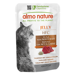 Almo Nature Hfc Jelly sardynka, tuńczyk w galaretce adult 55 g