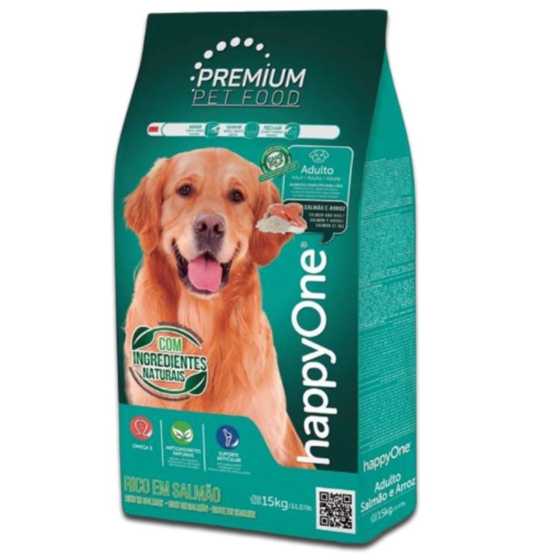 HappyOne łosoś z ryżem adult 15 kg