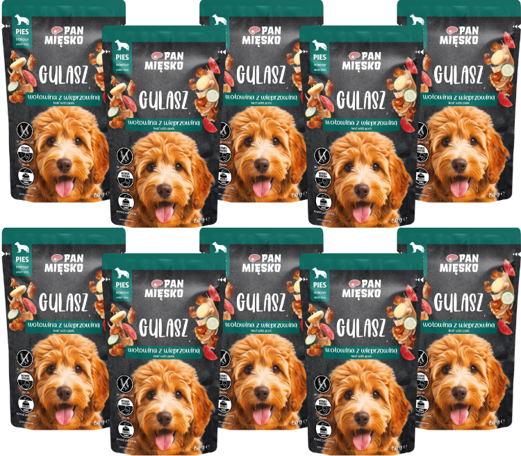 Pan Mięsko wołowina, wieprzowina adult 150 g × 10