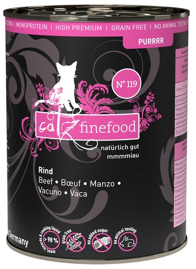 Catz Finefood Purrrr wołowina w bulionie adult 400 g