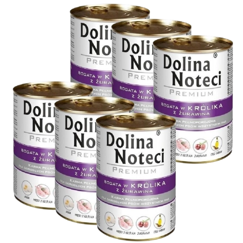 Dolina Noteci Premium królik 400 g × 6