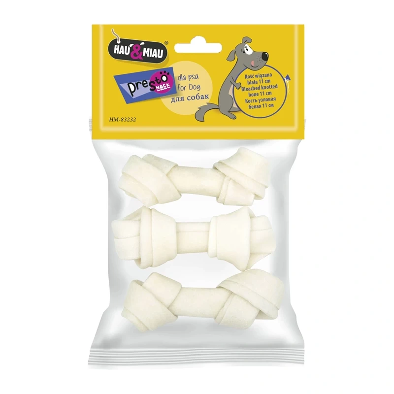 Hau&Miau kość wiązana biała 30 g × 3