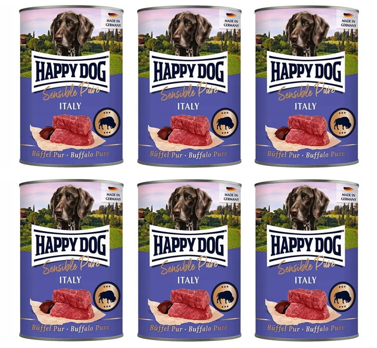 Happy Dog Sensible Pure bawół 400 g × 6