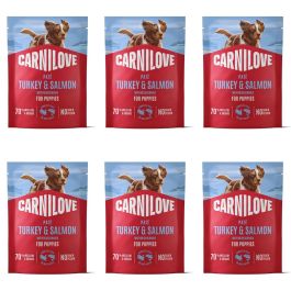 Carnilove indyk, łosoś puppy 300 g × 6