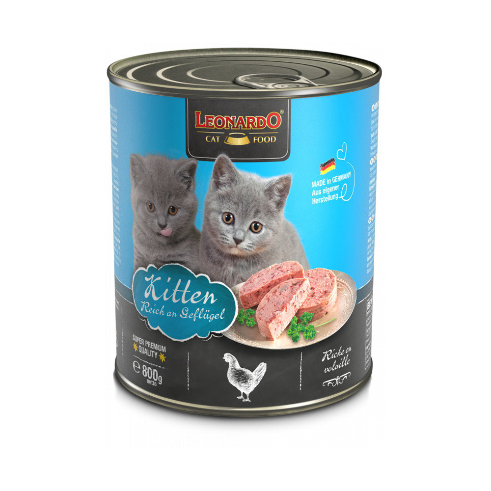 Leonardo Quality Selection drób kitten 800 g