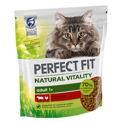 Perfect Fit Natural Vitality kurczak, wołowina adult 650 g × 6