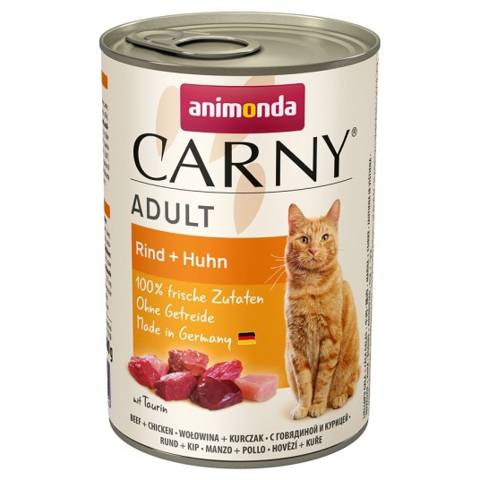 Animonda Carny kurczak, wołowina pasztet adult 400 g