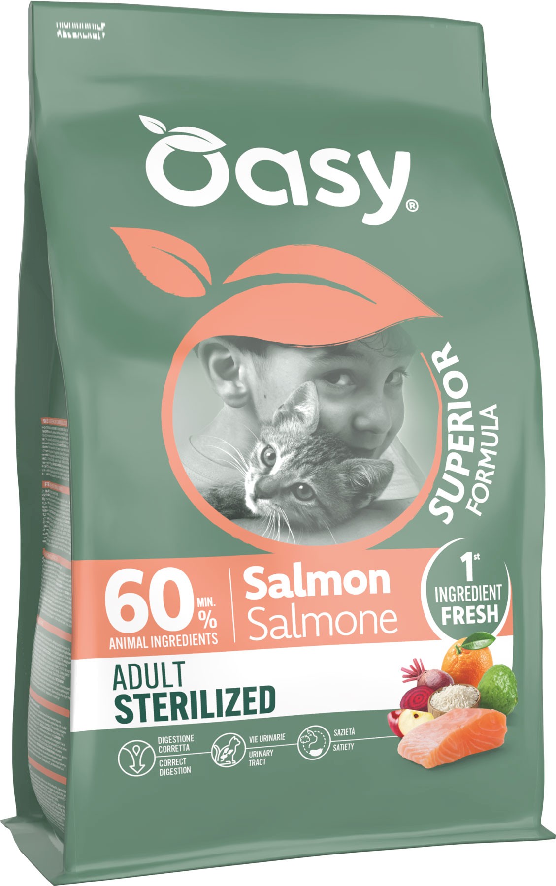Oasy Superior Sterilised łosoś adult 300 g