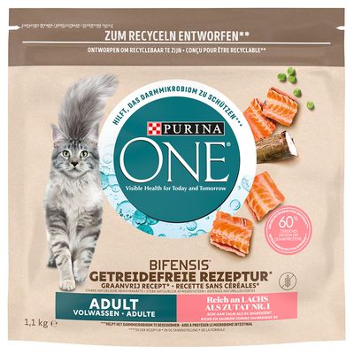 Purina ONE Bifensis łosoś adult 1,1 kg