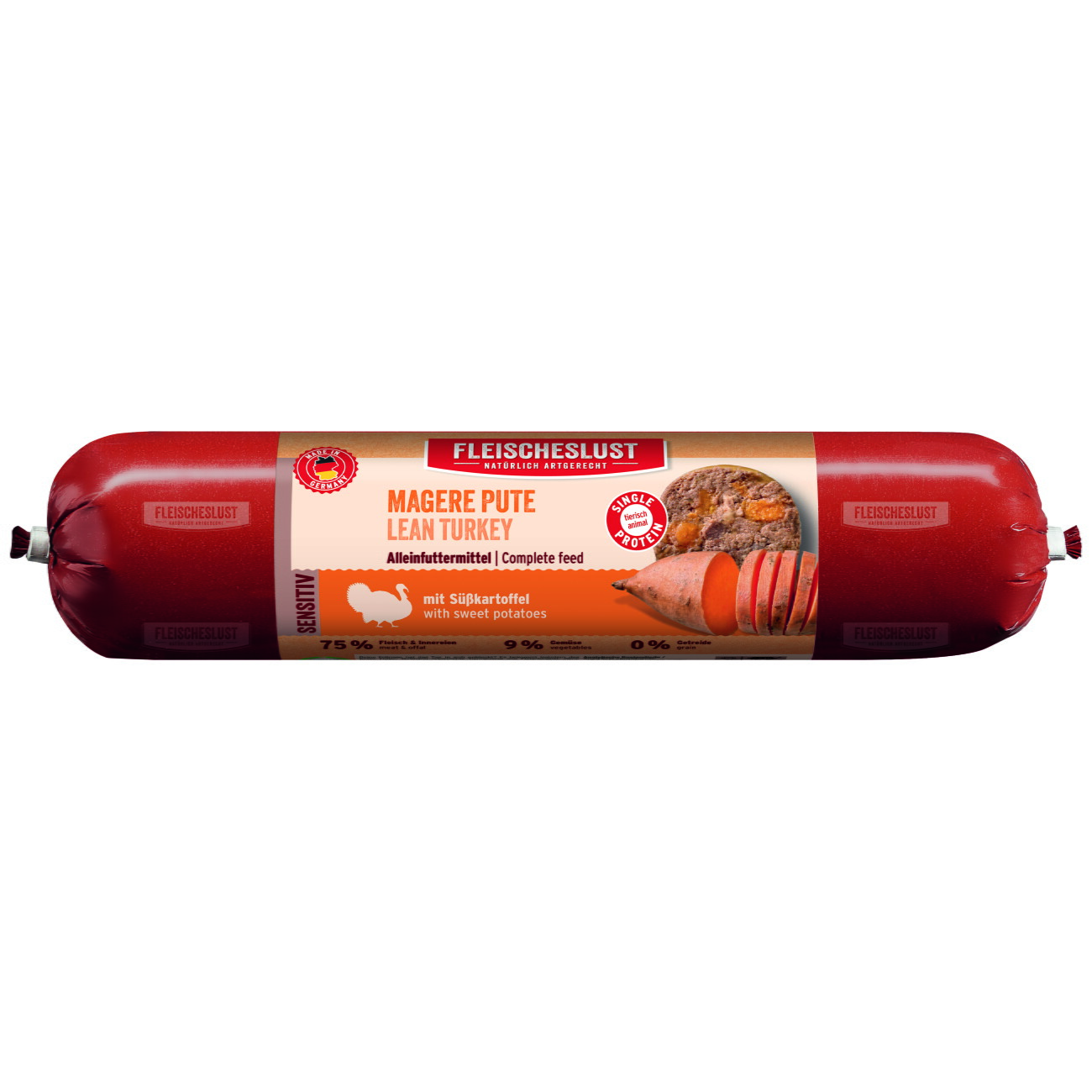 Fleischeslust Sensitiv indyk z batatem 800 g × 12