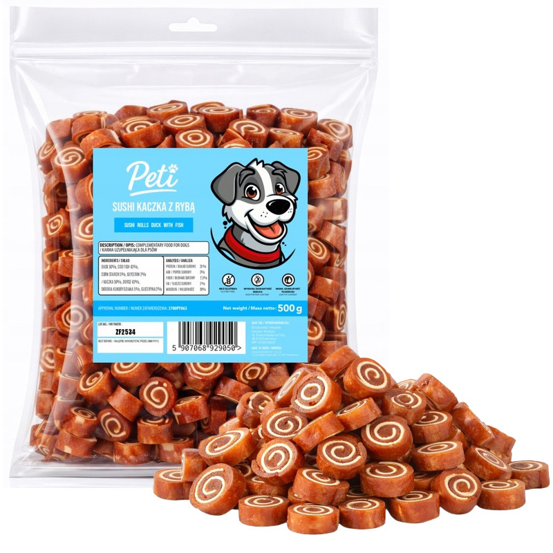 PETI kaczka, ryba 500 g